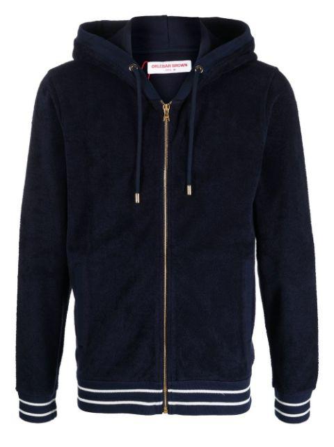 zip-up cotton jacket by ORLEBAR BROWN