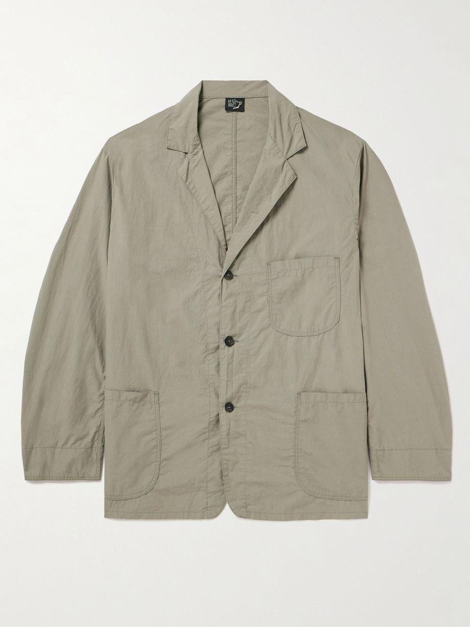 Printed Cotton and Linen-Blend Canvas Jacket by ORSLOW