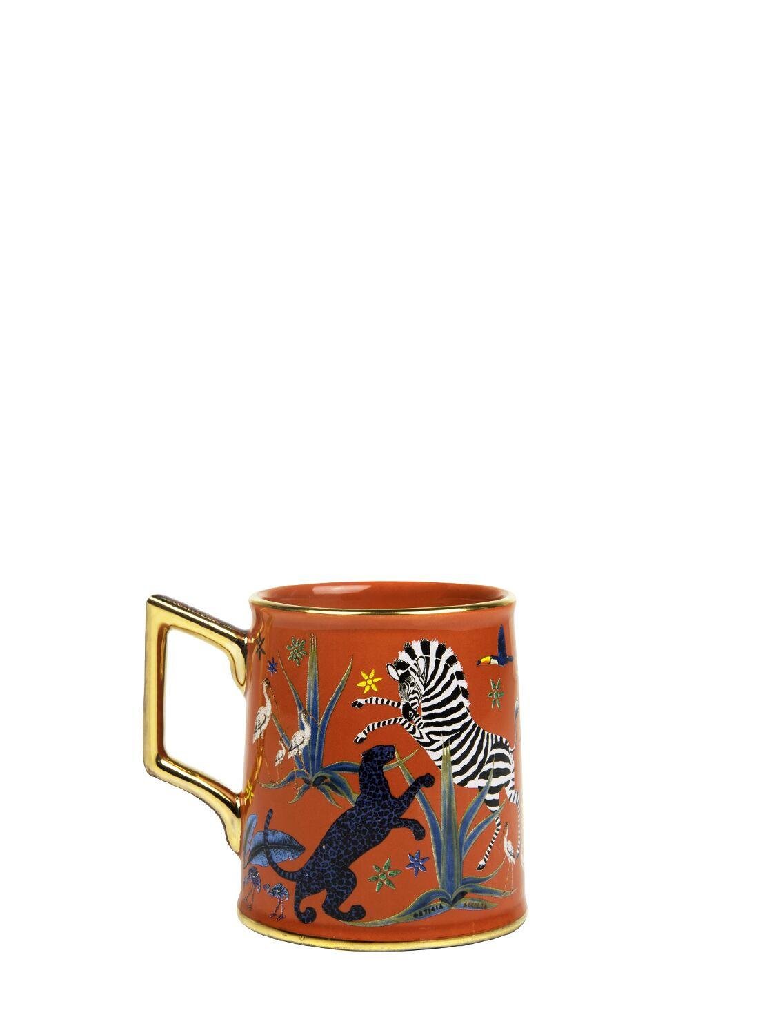 Jungle Ceramic Mug by ORTIGIA