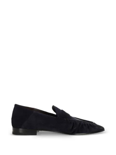 ruched penny loafers by ORTIGNI