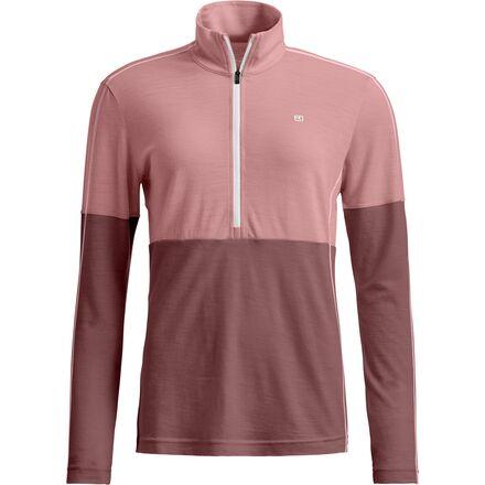185 Rock'N'Wool Zip Neck Top by ORTOVOX