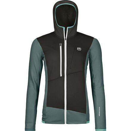 Fleece Grid Hoodie by ORTOVOX