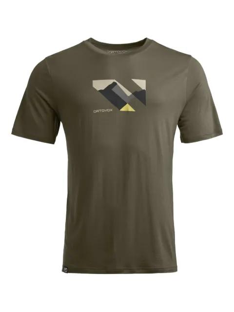 mountain-graphic t-shirt by ORTOVOX