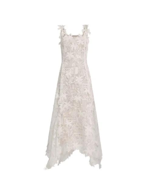 Dominican Landscape guipure dress by OSCAR DE LA RENTA