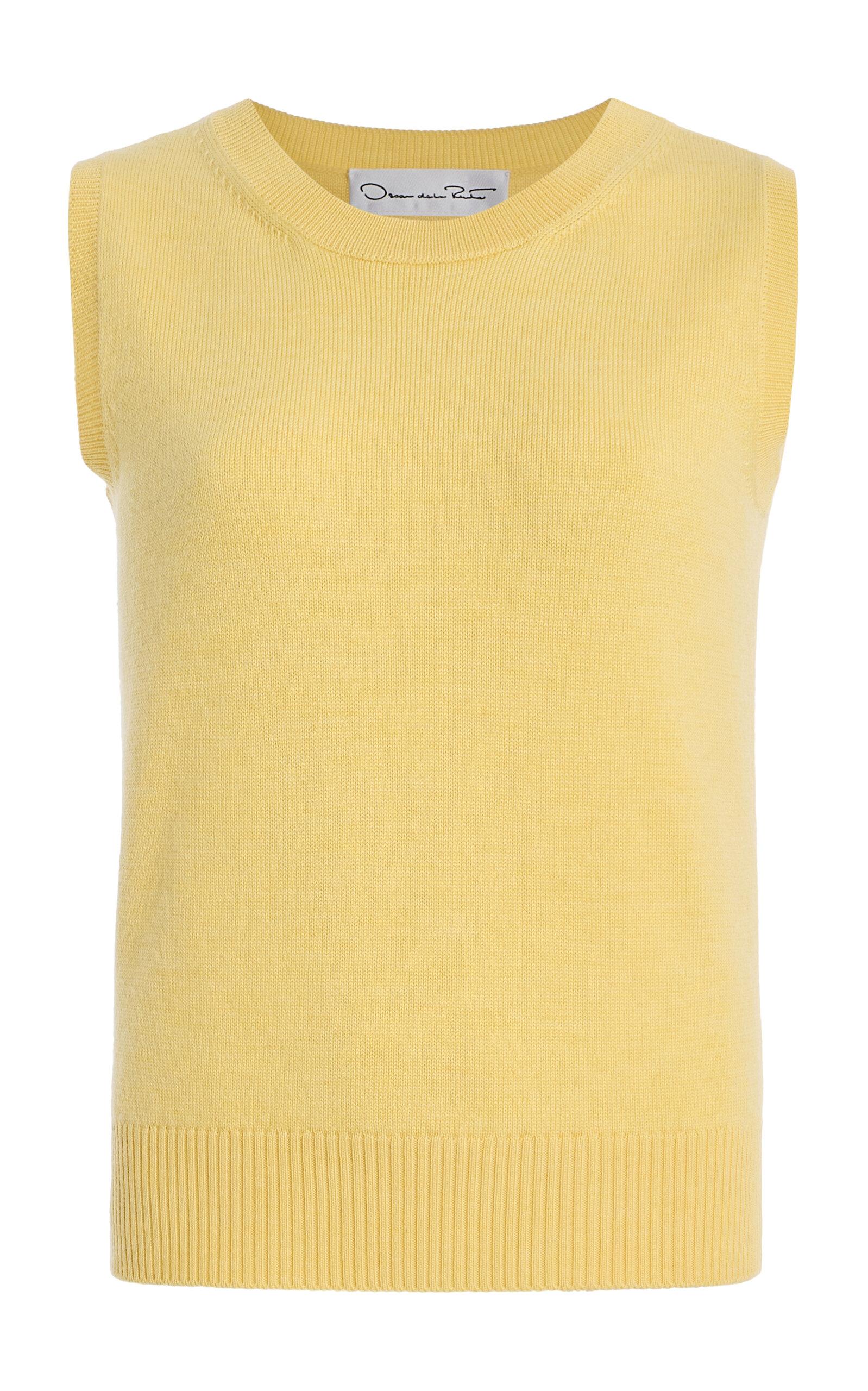 Oscar de la Renta Sleeveless Wool Sweater - Moda Operandi by OSCAR DE LA RENTA
