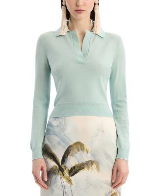 Polo Wool Top by OSCAR DE LA RENTA