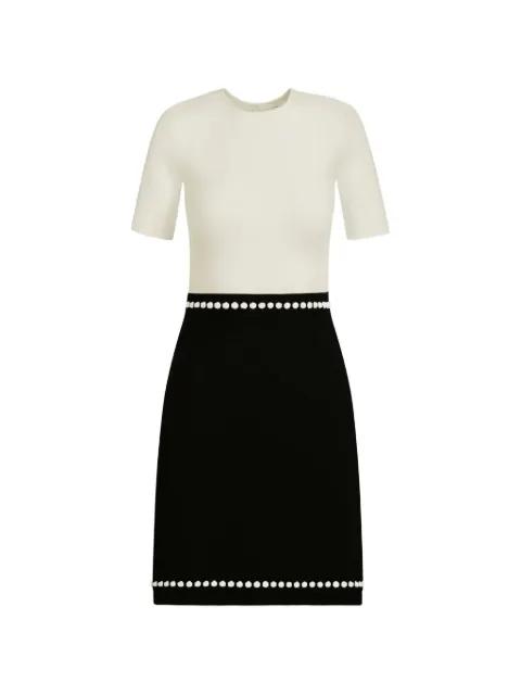 bubble trim dress by OSCAR DE LA RENTA