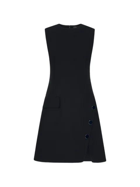 button-detailed sleeveless dress by OSCAR DE LA RENTA