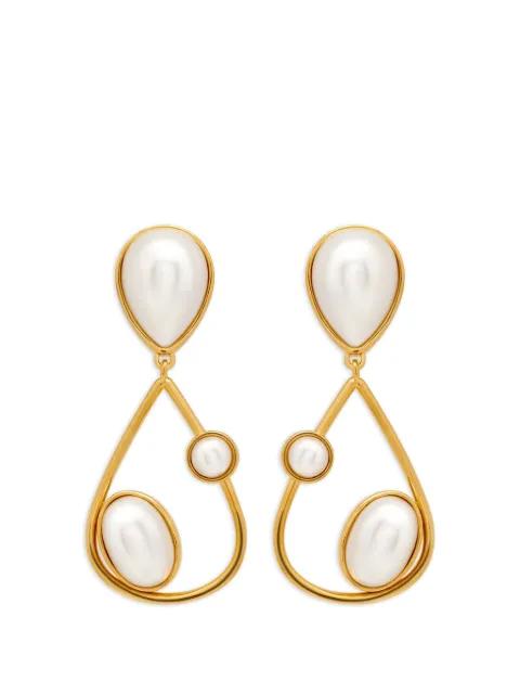 drop earrings by OSCAR DE LA RENTA