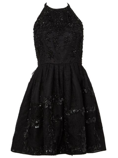 embellished backless dress by OSCAR DE LA RENTA