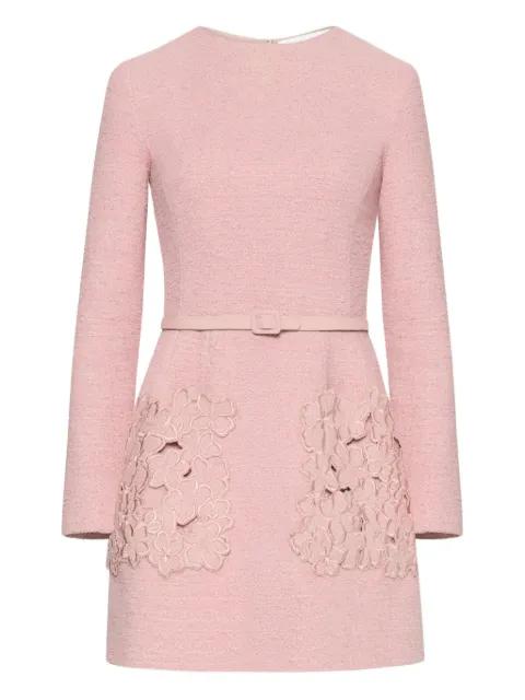 embroidered-detail dress by OSCAR DE LA RENTA