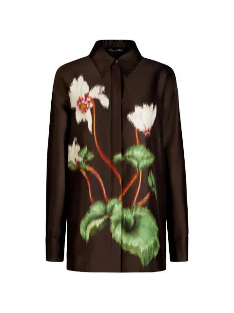 floral blouse by OSCAR DE LA RENTA