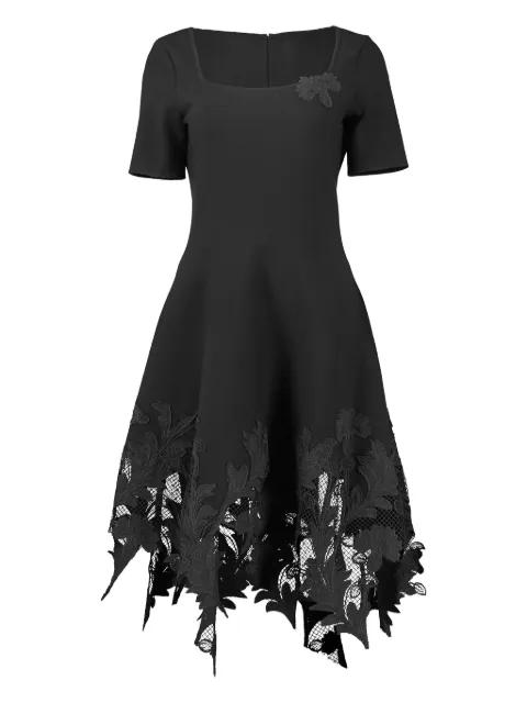 floral-lace dress by OSCAR DE LA RENTA