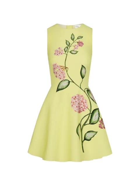 floral mini dress by OSCAR DE LA RENTA