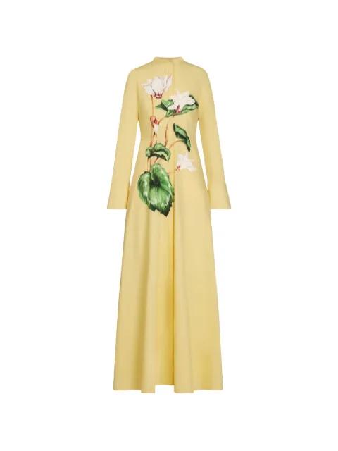 floral-print maxi dress by OSCAR DE LA RENTA