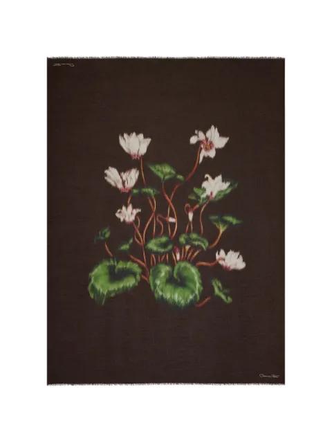floral-print scarf by OSCAR DE LA RENTA