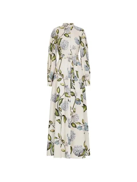 flower-print maxi dress by OSCAR DE LA RENTA