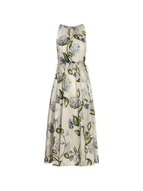 flower-print maxi dress by OSCAR DE LA RENTA