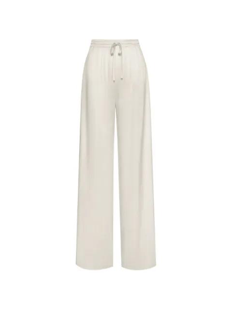 georgette trousers by OSCAR DE LA RENTA
