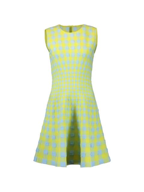 gingham-pattern dress by OSCAR DE LA RENTA