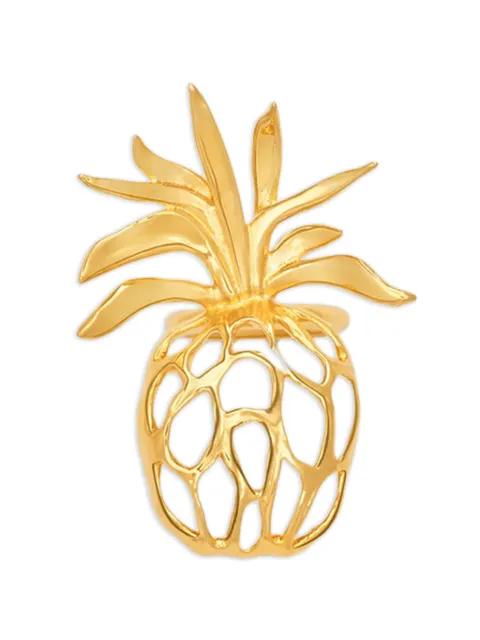 openwork pineapple ring by OSCAR DE LA RENTA