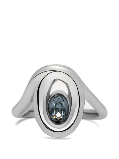 oval stone ring by OSCAR DE LA RENTA