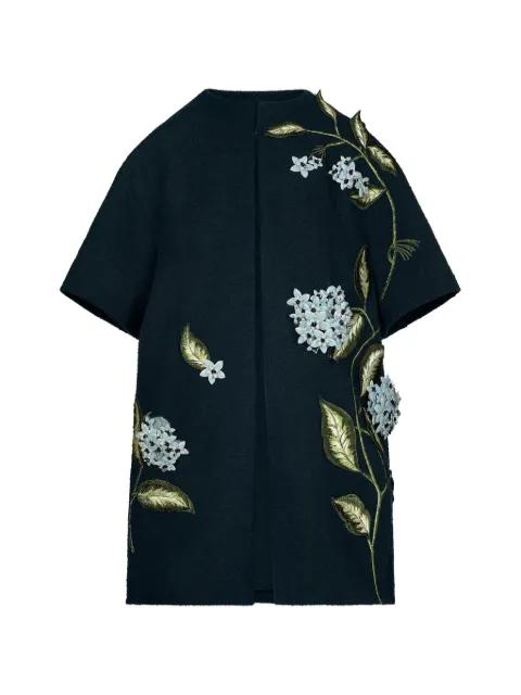 short-sleeve cape by OSCAR DE LA RENTA