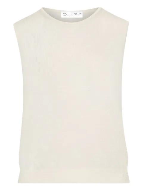 sleeveless top by OSCAR DE LA RENTA