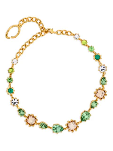 stones chain necklace by OSCAR DE LA RENTA