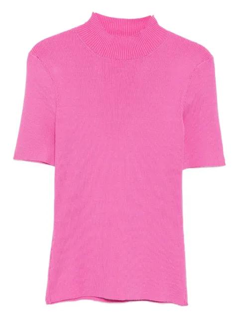 turtleneck top by OSCAR DE LA RENTA