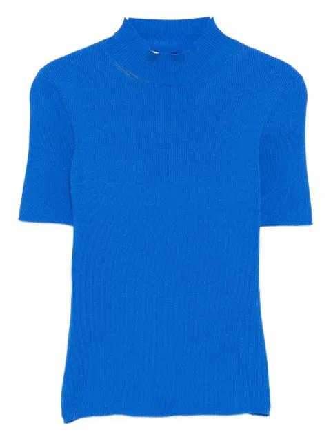 turtleneck top by OSCAR DE LA RENTA