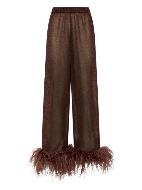 Lumière Plumage trousers by OSEREE