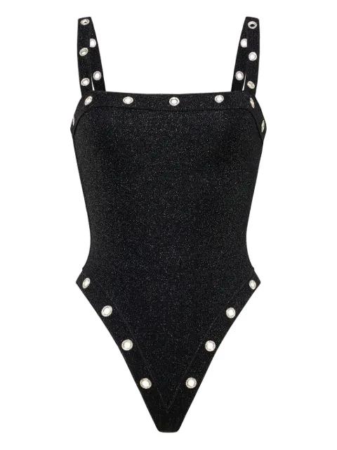 Lumière studded swimsuit by OSEREE