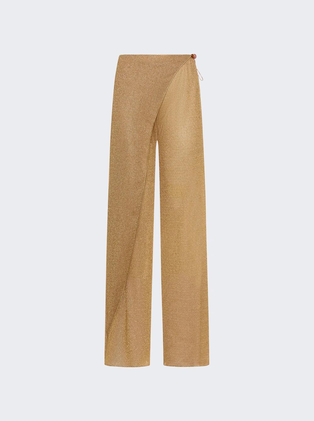 Lumiere Beads Pareo Pants Gold  | The Webster by OSEREE
