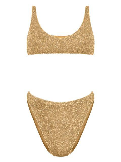 Lumiere Sporty 90s lurex bikini by OSEREE