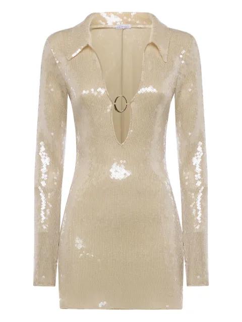 Marylin ring-detail mini dress by OSEREE