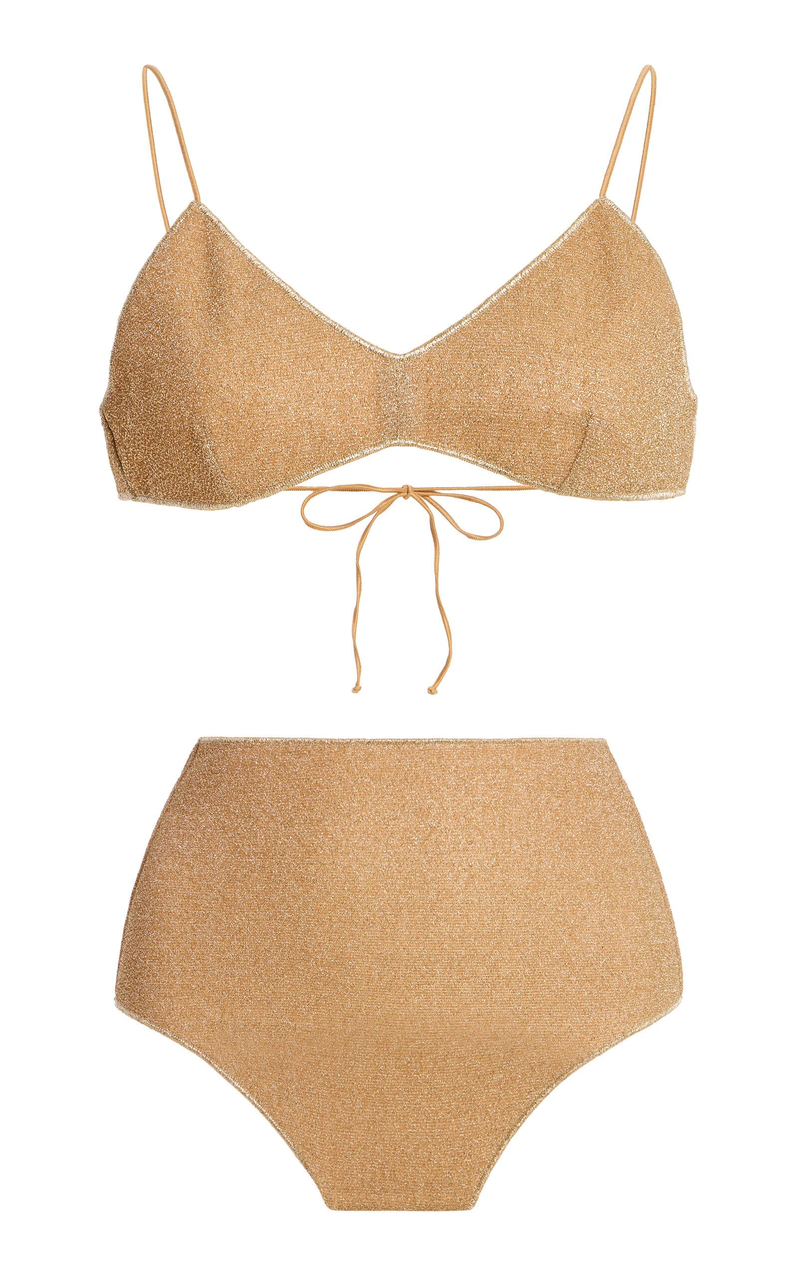 Oseree Lumière High-Rise Bikini - Moda Operandi by OSEREE