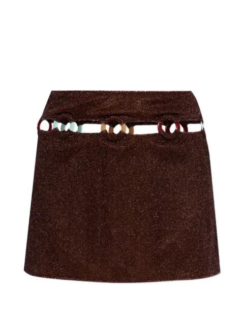cut-out mini skirt by OSEREE