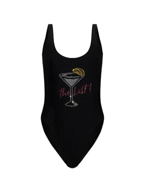 gem-embellished swimsuit by OSEREE