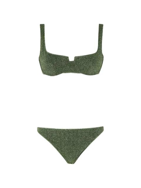 glitter-effect bikini by OSEREE