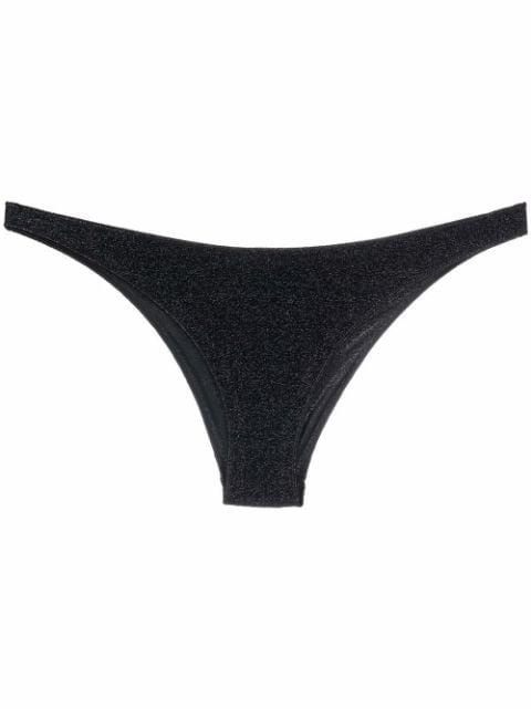 glitter low-rise bikini bottoms by OSEREE