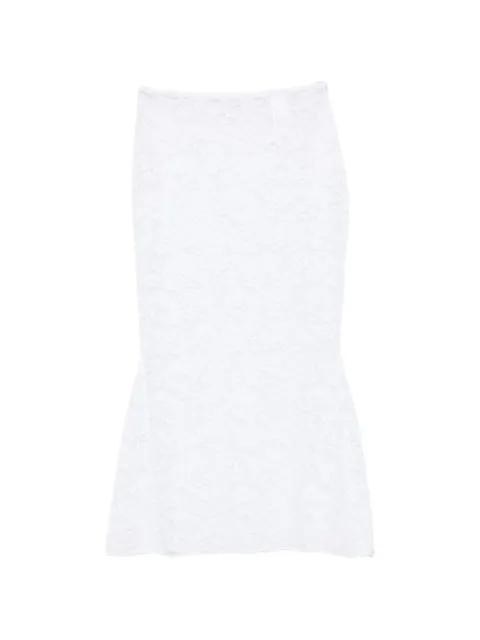 lace midi skirt by OSEREE