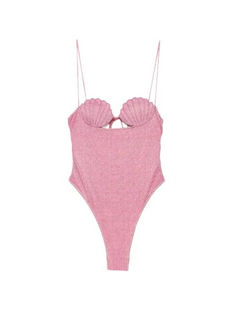 shell-detail Lumi swimsuit by OSEREE
