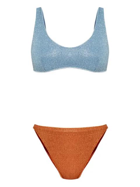 sparkling two-tone bikini by OSEREE