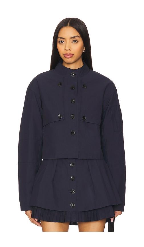OSIS STUDIO Ayla Jacket in Navy by OSIS STUDIO