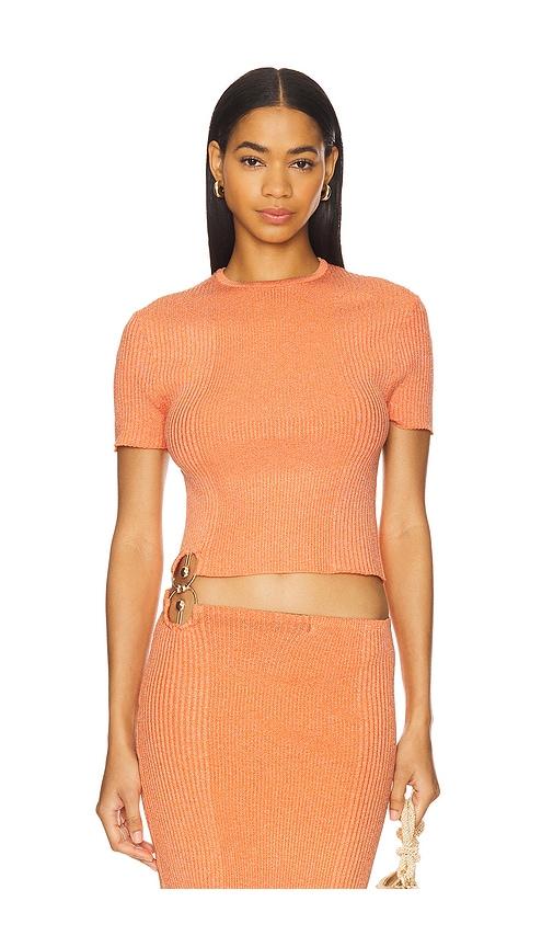 OSIS STUDIO Kelly Top in Orange by OSIS STUDIO