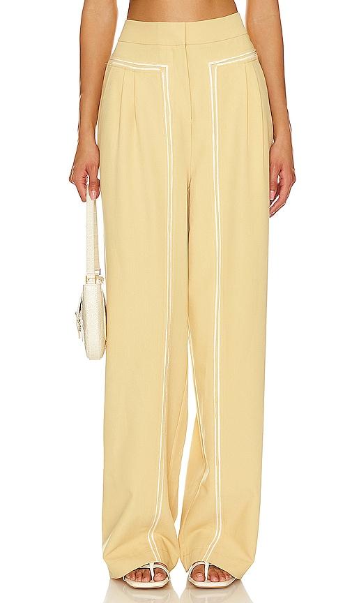 OSIS STUDIO Tracey Pant in Yellow by OSIS STUDIO