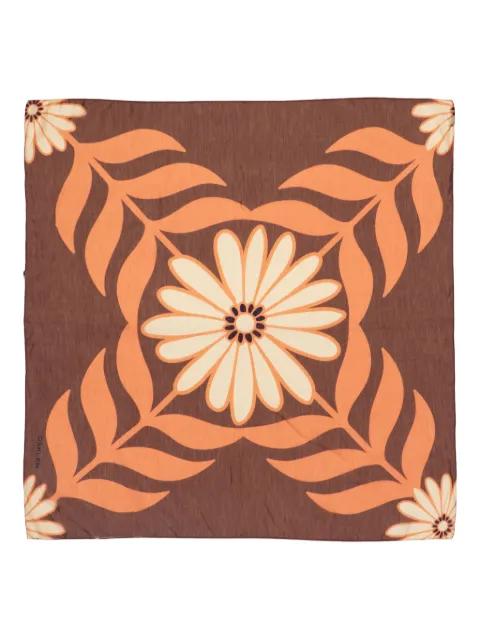 daisy-floral scarf by OSKLEN