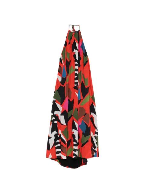 geometric-print maxi dress by OSKLEN