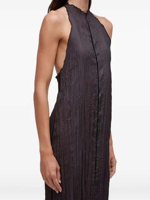 raglan satin double-face maxi dress by OSKLEN